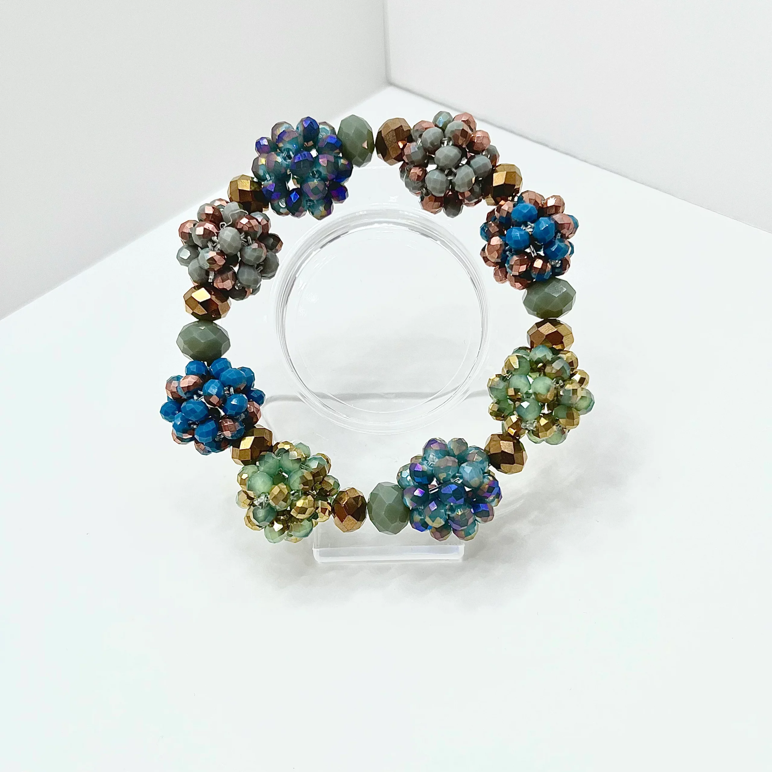 Big Flower Bling Bracelet