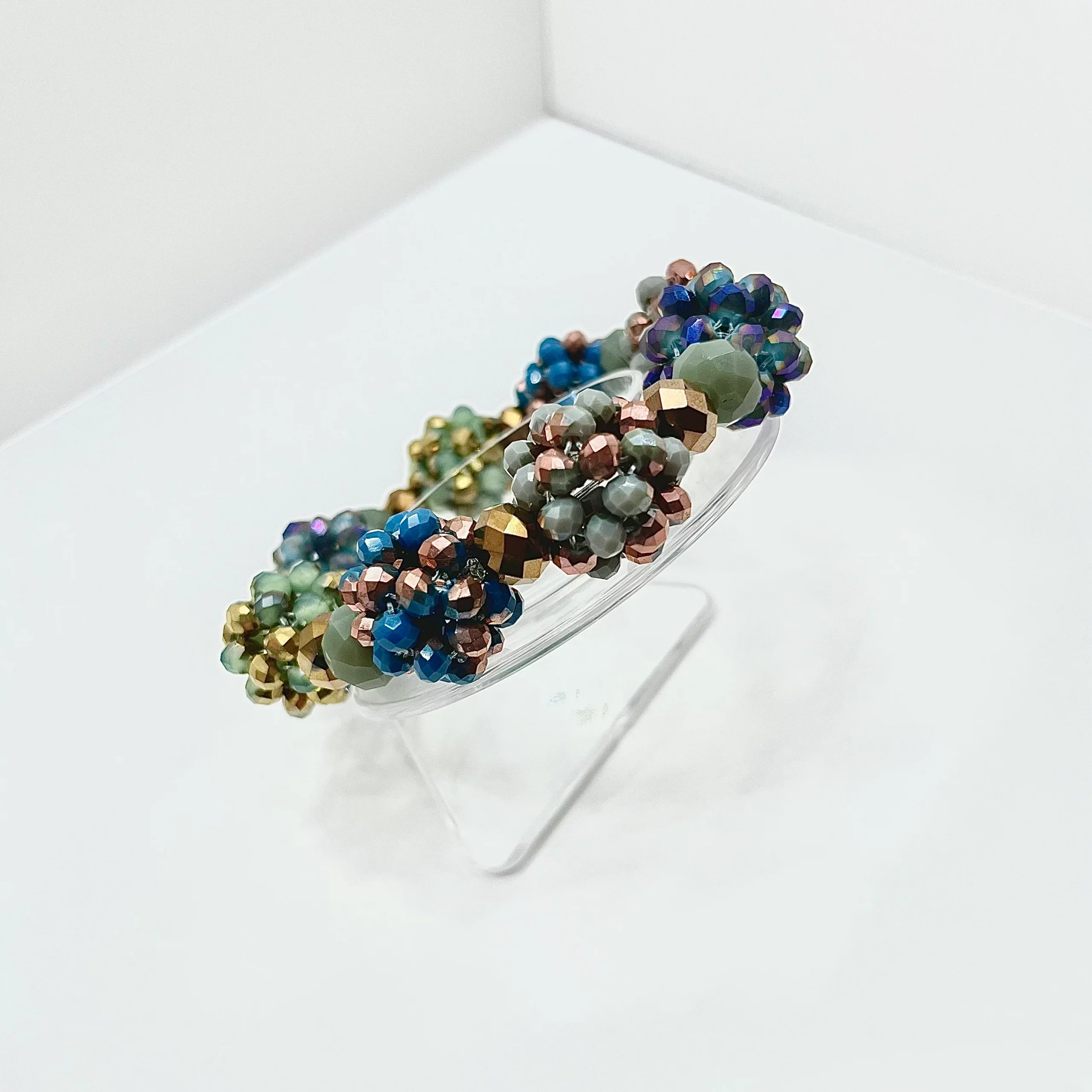 Big Flower Bling Bracelet - Image 3