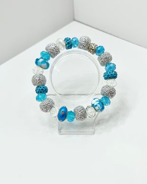 Blue Bling Bracelet
