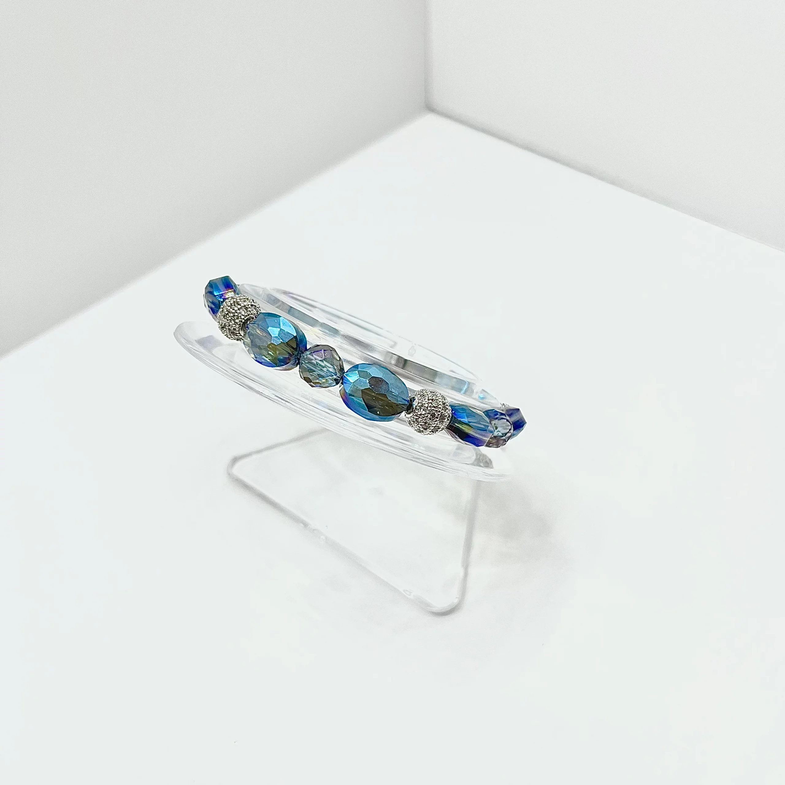 Blue Lavender Bling Bracelet No.138 - Image 2